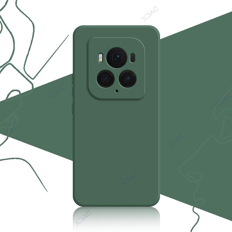 Роскошные двухслойные чехлы для Honor Magic6 Magic 6 Pro Ultimate 6Pro 6Ultimate 5G Square Liquid Silicone Phone Armor Coque