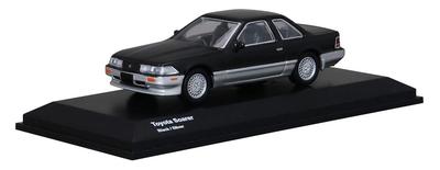 Kyosho Original Toyota Soarer Готовый продукт Ограниченная серия 1/64 Черный/Серебристый