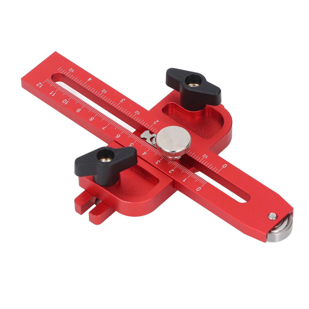 Направляющая для настольной пилы с роликом, двойная шкала, направляющая для тонкой продольной резки по дереву, локатор, подходит для 3 4x3 8