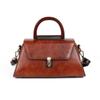Cowhide Handbag Trapezoidal Shoulder Bag Retro Crossbody Bag Texture Women's Bag