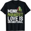 Попугай-монах Любовь безусловна Футболка с попугаем-монахом