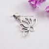 Sterling Silver Lotus Pendant, Handmade Pendant, 925 Sterling Silver Pendant, Silver Lotus Pendant, Gift for Mom, Designer Pendant