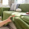 Чехол для дивана с рисунком в виде шенилла в елочку, мягкий, Four Seasons, универсальный, полный комплект, чехол для дивана, нескользящий