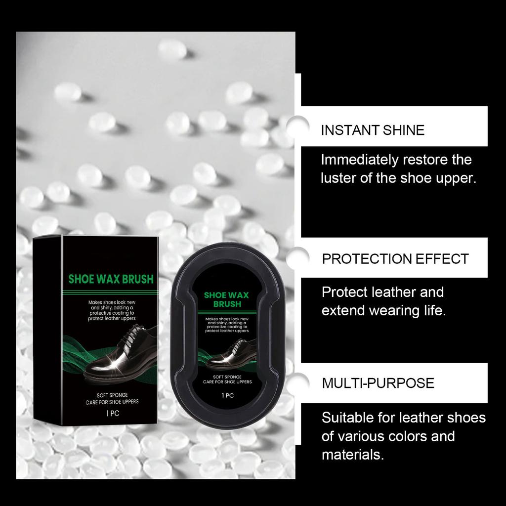 Shoe Shine Sponge Shine Sponge Neutral for Shoes Leather Boot Shoe Polish Sponge for Boots Bags Cleaning for Leather