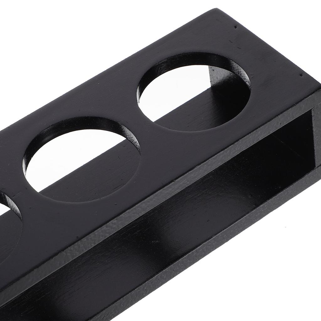 Деревянный держатель-подставка для стопок-шотов для бара, органайзер, поднос, стойка для хранения стаканов из натурального дерева с маленькими отверстиями