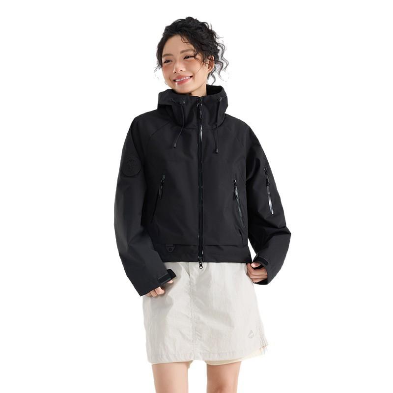 Lightweight Waterproof Windproof Hiking Jacket Women Men Short Cut Outdoor Travel Climbing Camping Cycling