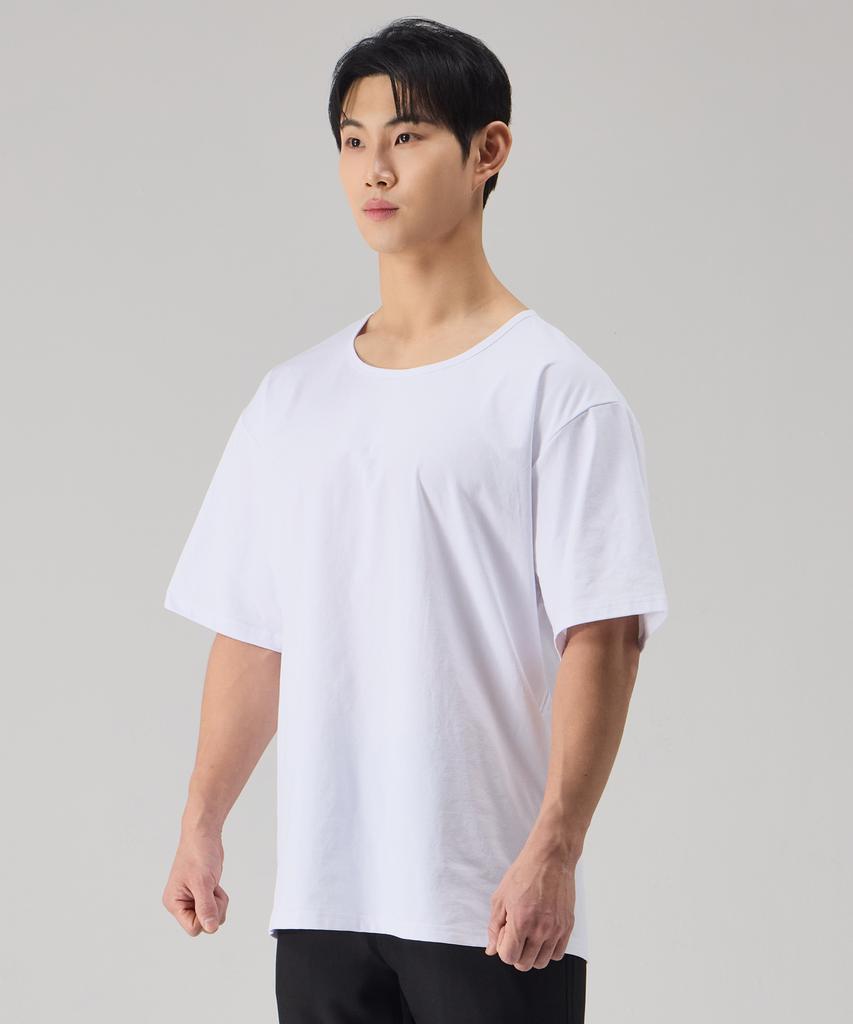 NTBC U-Neck Cool Basic Short Sleeve T-Shirt_2 Colors