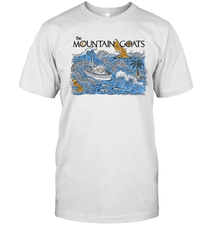 The Mountain Goats Sea Monster WHite Cotton S-5XL T-Shirt