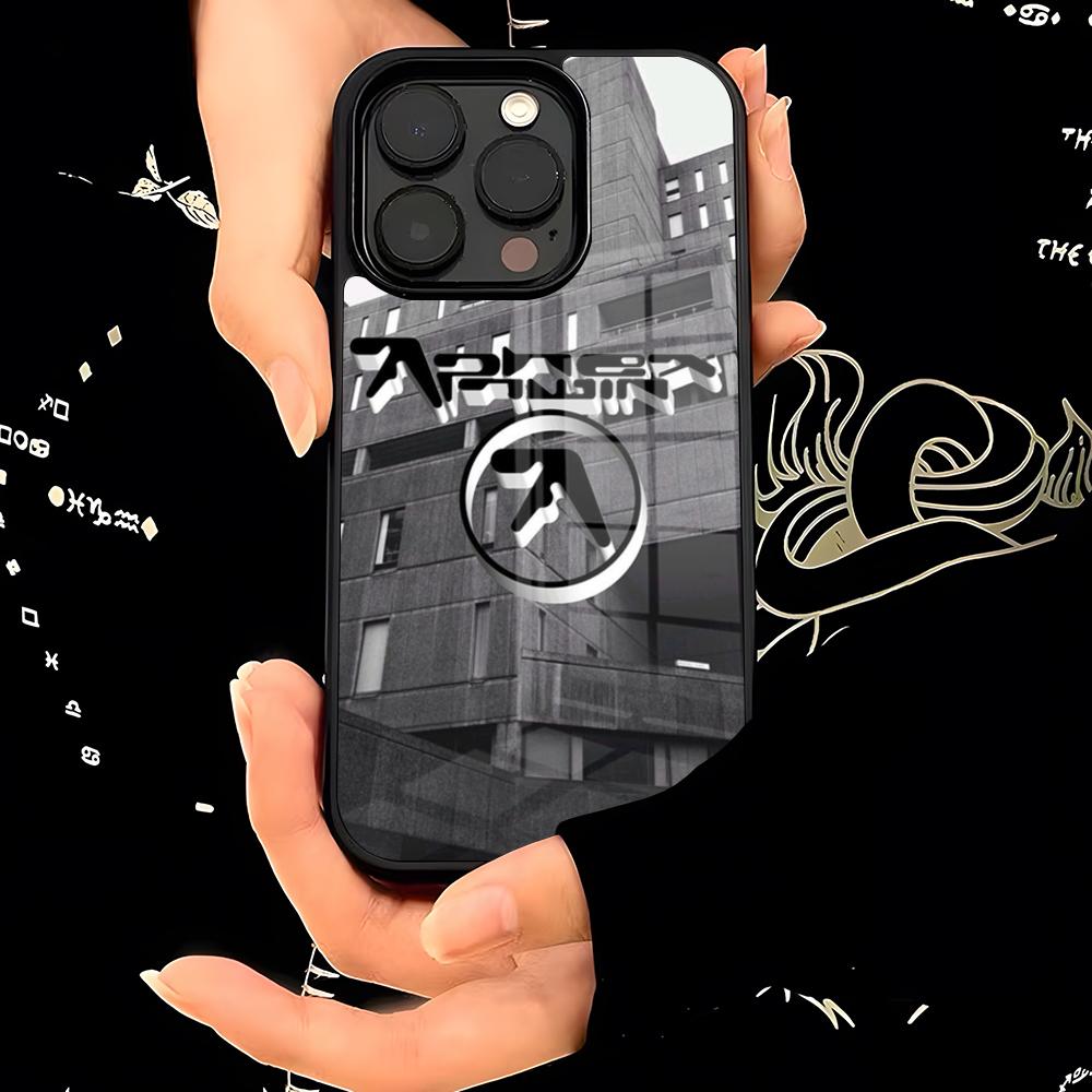 Чехол для телефона с логотипом Aphex Twin, PC+TPU, для IPhone 17 16 15 Pro Max 13 16 11 12 14 Pro Xs Max Mini Xr X Plus