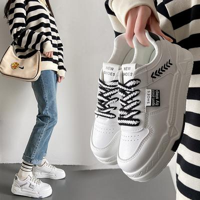 2025 весна новые колосья пшеницы студенческие кеды повседневные корейская версия платформа белые туфли спортивные универсальные повседневные туфли 1667