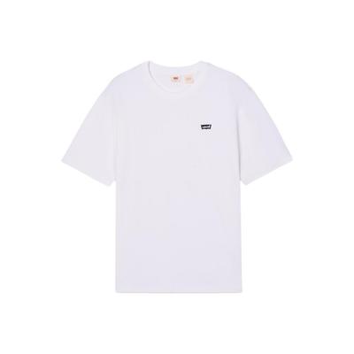 Levis Повседневная Однотонная Удобная Футболка с Круглым Вырезом и Коротким Рукавом Мужские Топы 004ZU-0000