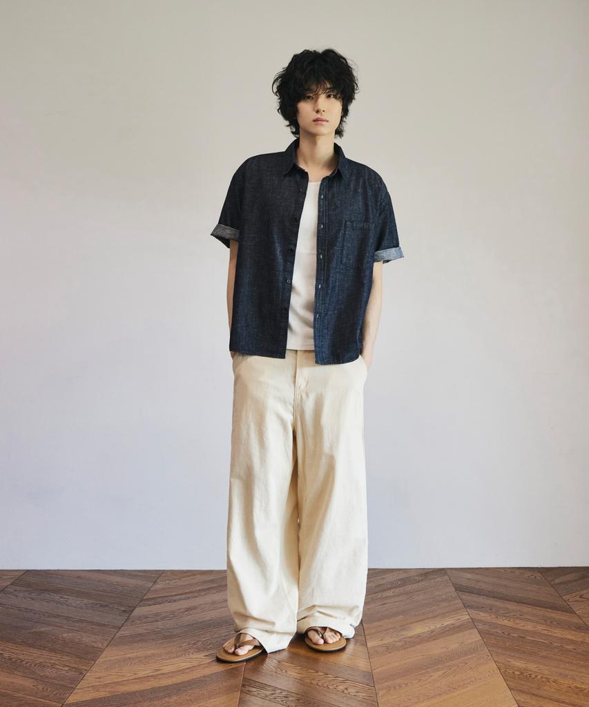 SIGNATURE Summer Wide Curved Linen-Like Pants [2 Colors]