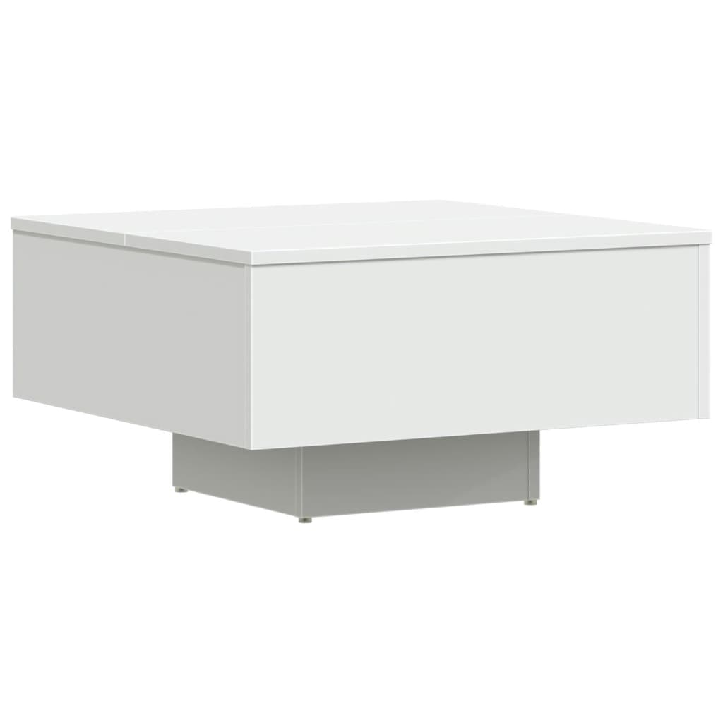 Coffee Table White 60 x 60 x 31.5 cm Engineered Wood