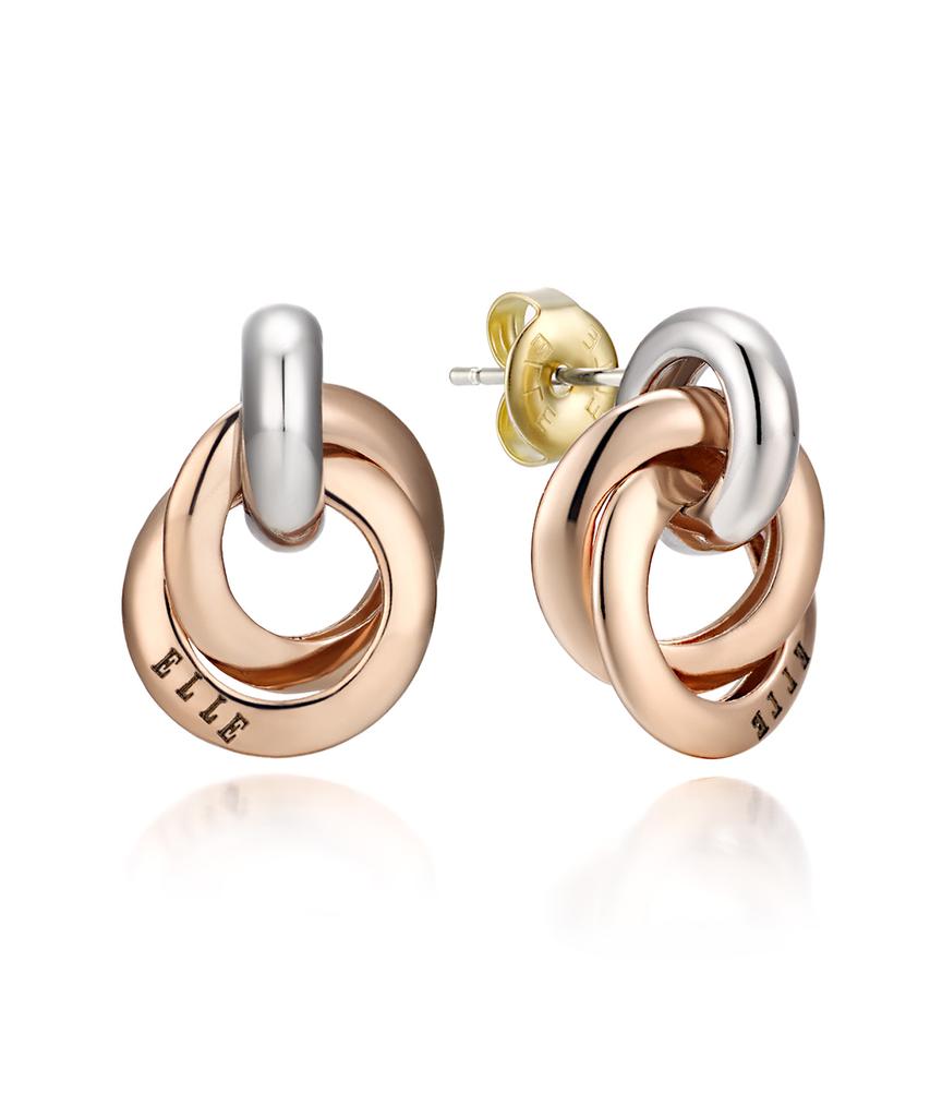 Ellejewelry 14K Gf Простые серьги-соломинки Elgpee351
