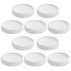 10Pcs 86MM Wide Mouth Jar Lid Silicone Seal Airtight Food Grade BPA Free Heavy Duty Leak-proof Colorful Universal Round Cup Can Cover
