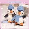 Scarf Hat Penguin Plush Toy Cartoon Stuffed Doll Animal Bedroom Decoration Gift