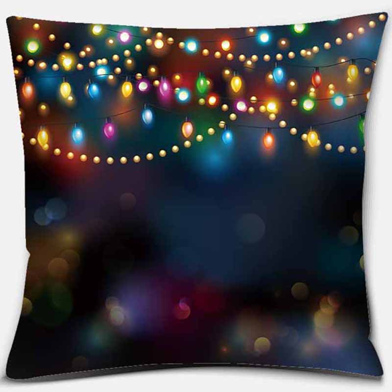 Квадратная наволочка с радужным принтом, украшение для дома, автомобильный чехол для дивана, 45 см * 45 см