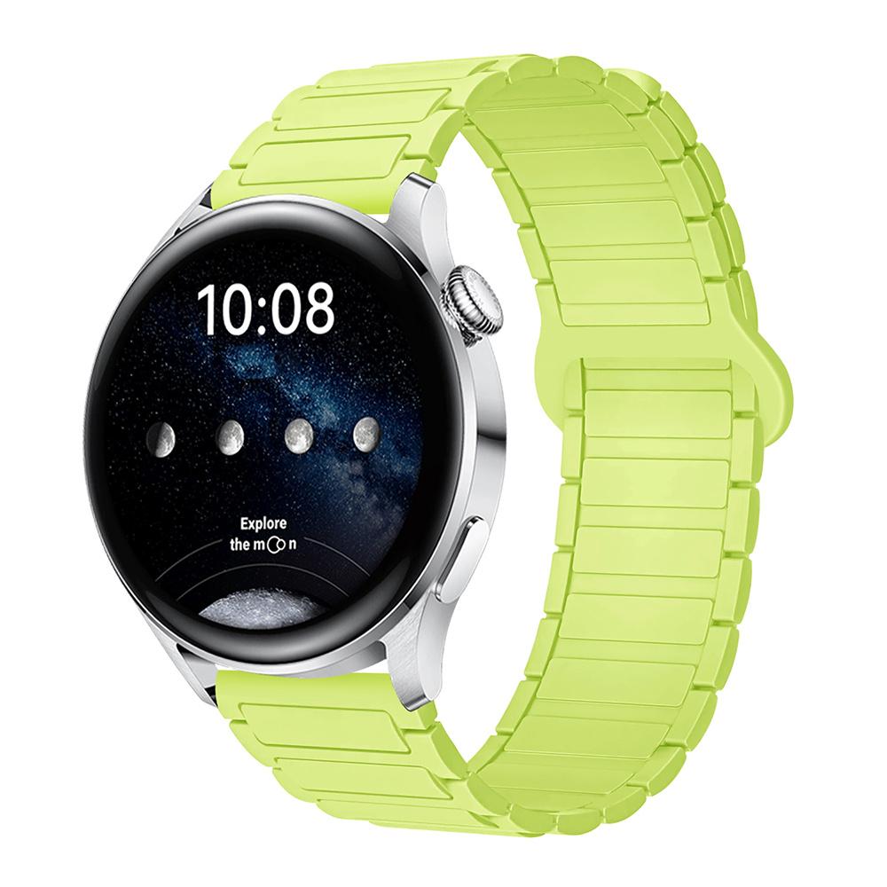 18mm 22mm 20mm Magnetic Silicone Strap For Samsung Galaxy Watch 7 6 5 4 44mm 40mm Sports Band For Galaxy Watch 4 6 Classic 47mm Huawei GT 4/5/6 41mm