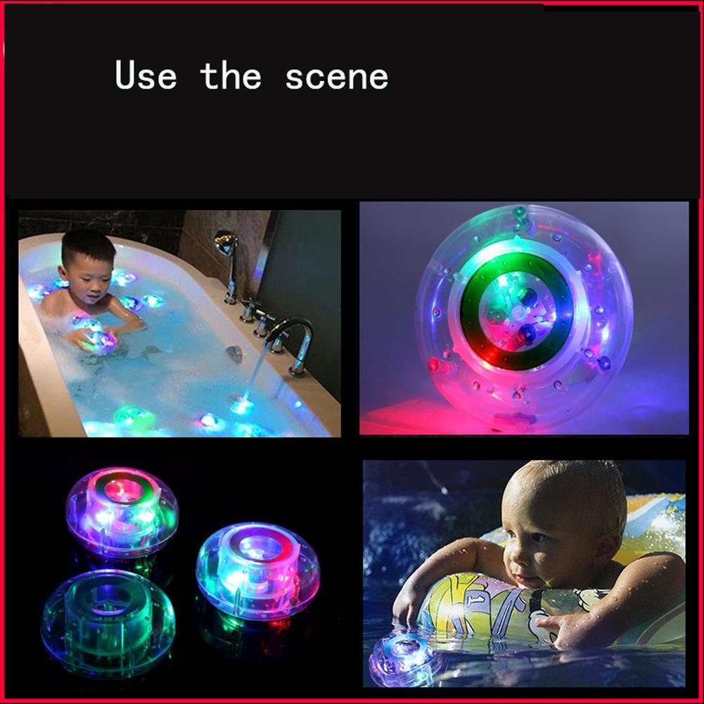 Новинка, игрушки для ванны, детские светильники для ванны, меняющиеся светящиеся красочные светодиодные фонари, забавные водонепроницаемые игрушки для девочек и мальчиков