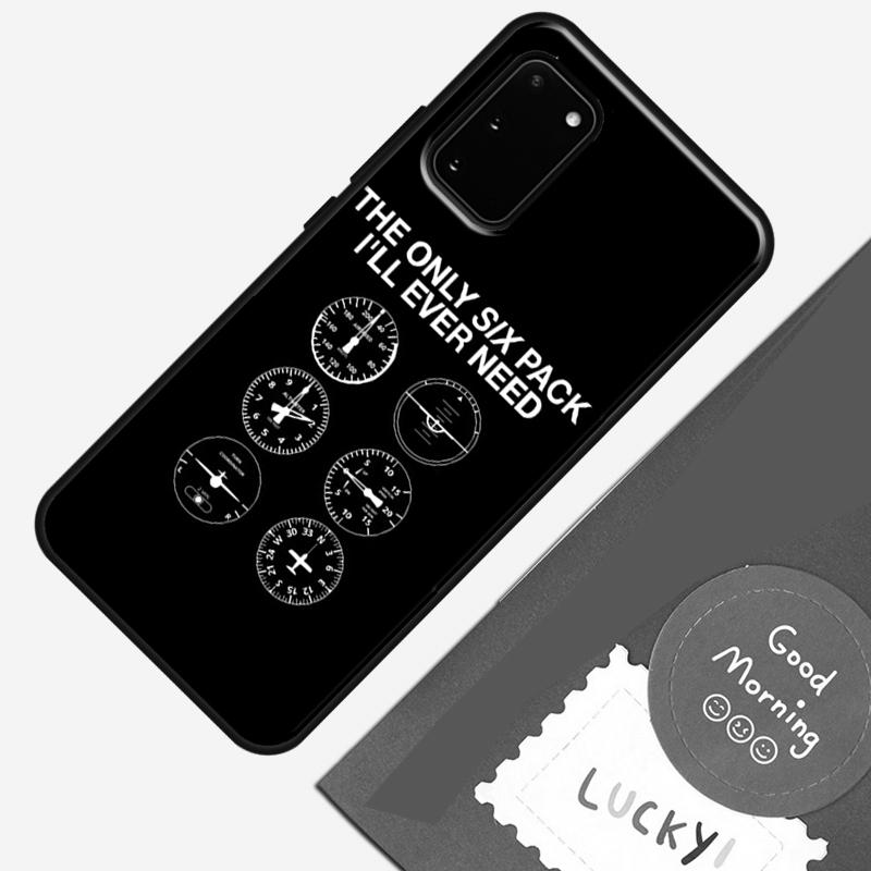 Aviation Aeroplane Pilot Cockpit Phone Case For Samsung Galaxy S26 S25 Ultra S20 S21 S22 S23 S24 S10 Plus S25 FE Cover Shell