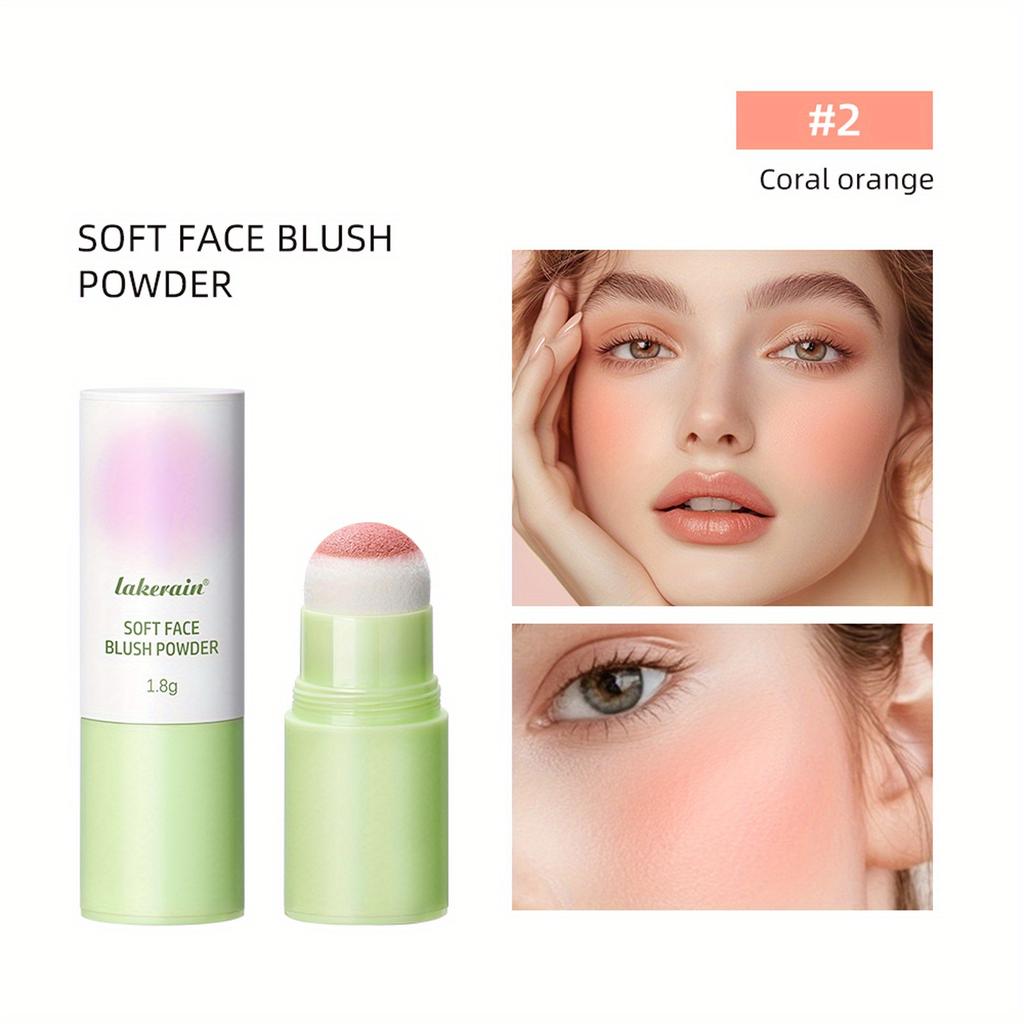 3-цветные матовые румяна-стики с длительным эффектом, водостойкие и устойчивые к поту для щек