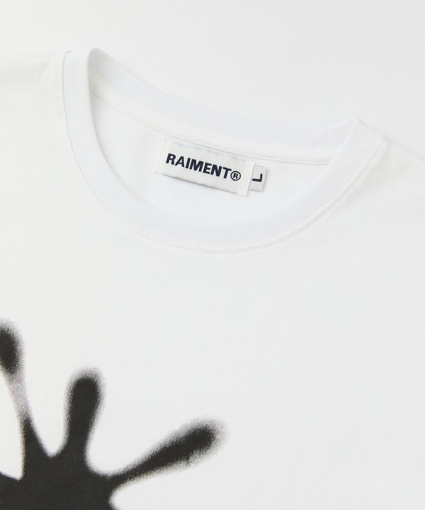RAIMENT Starfish Spray Short Sleeve T-Shirt_White