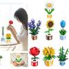Роза Подсолнух Ромашка Строительные Блоки Модель Игрушка Подарок для Детей – Украсить Сюрприз