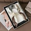 70cm Square Silk Scarf Women Thin Lightweight Korean Style Neck Wrap Fashion Accessory