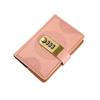 PU Cover PU Notebook with Lock Line Office Notebook A7 Notebook with Lock  Leather Journal Office