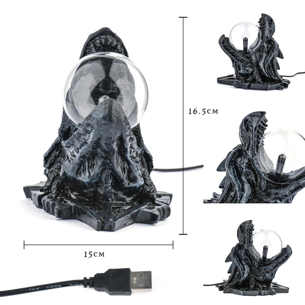 New Dragon's Crystal Plasma Ball 3 Inch Touch Sensitive Glass Ball - Science Enlightenment Decoration