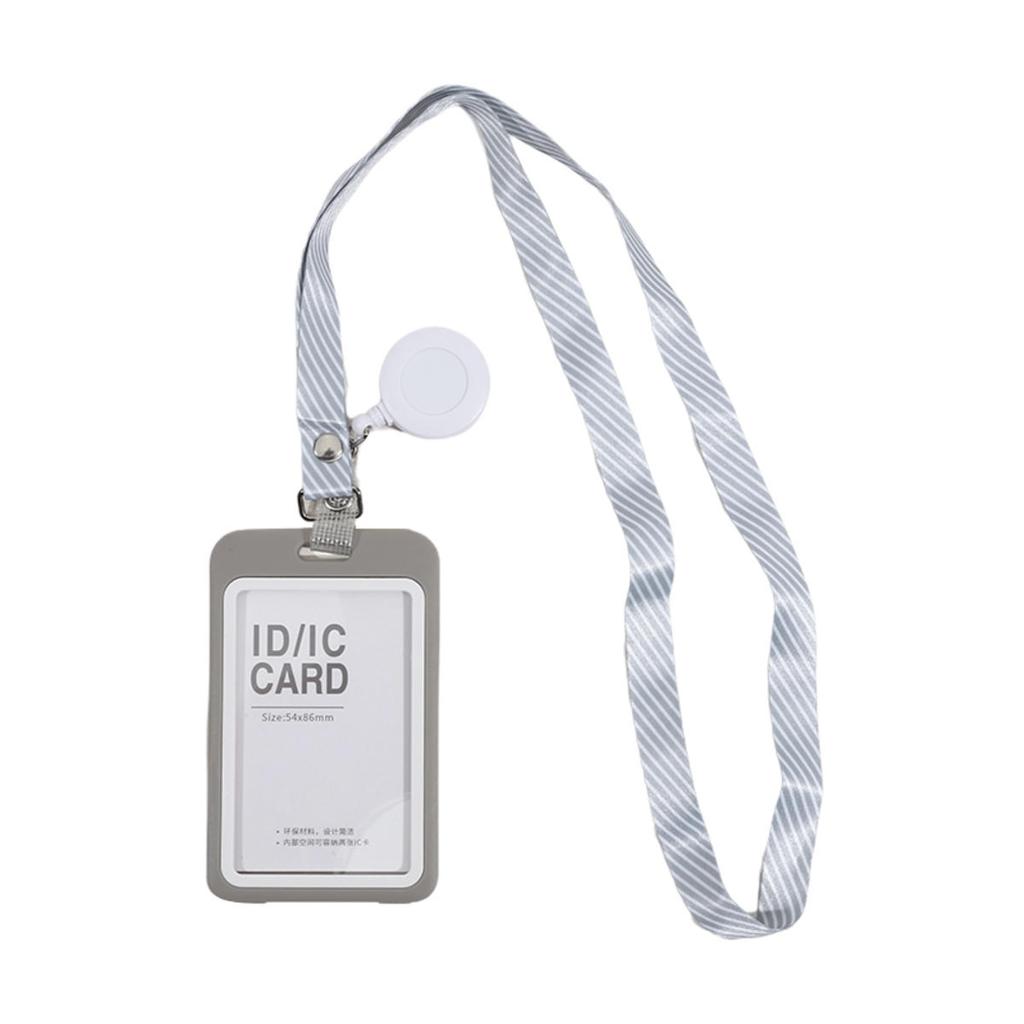 Ланьярды Держатель для бейджа Прозрачный Выдвижной Бейдж-ролик Съемный Держатель для ID-карты Рабочие аксессуары для медсестры Держат ID-карты Рабочие удостоверения Подходят