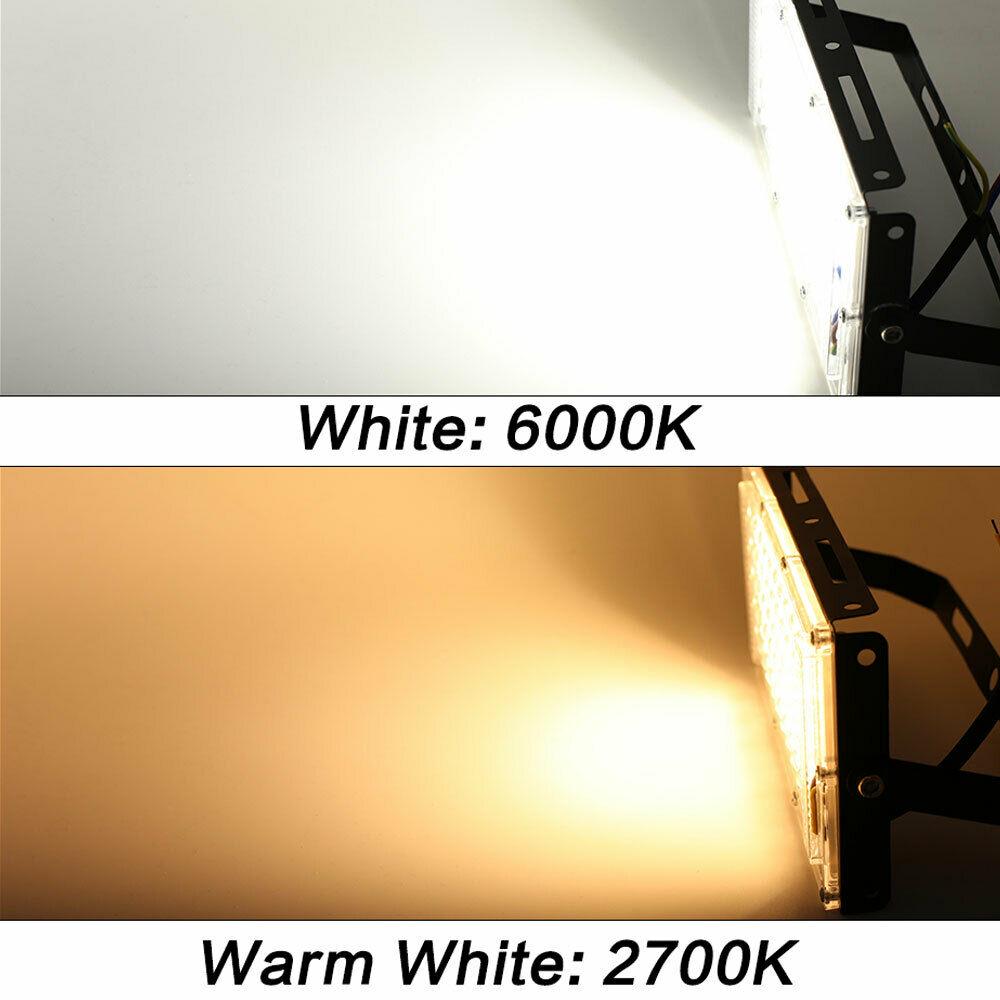 Светодиодный прожектор 50 Вт, водонепроницаемый уличный прожектор, 110 В/220 В, охранные фонари