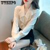 Autumn Women's Chiffon Shirt Women's Spring and Autumn Clothing Long Sleeve Top Base Small Shirt