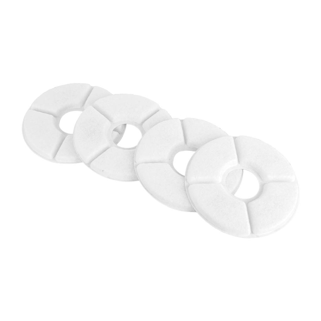 12Pcs Round Cat Water Fountain Filters Activated Carbon Remove Odor Replacement Smart Cat Fountain