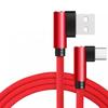 Кабель USB A-C 5A, угловой 90 градусов, быстрая зарядка, зарядное устройство для телефона, кабель для передачи данных Type C для Samsung, Xiaomi, Huawei, 40 Вт, быстрый USB-кабель