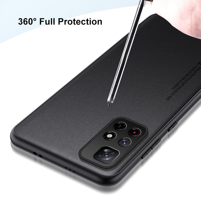 Luxury PU Leather Case For Xiaomi Redmi Note 11 5G 11T Back Cover Silicone Full Protection Phone Case For Redmi Note 11S 5G
