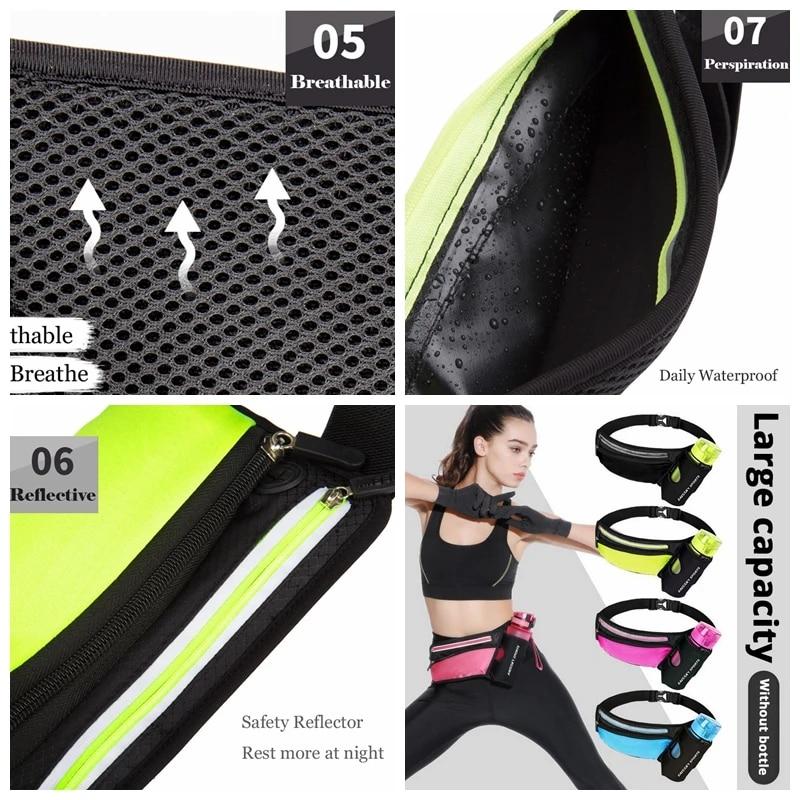 Поясная сумка для марафонских гонок, гидратация, бег, спортивная поясная сумка, альпинизм, пеший туризм, тренажерный зал, фитнес, поясная сумка с бутылкой воды