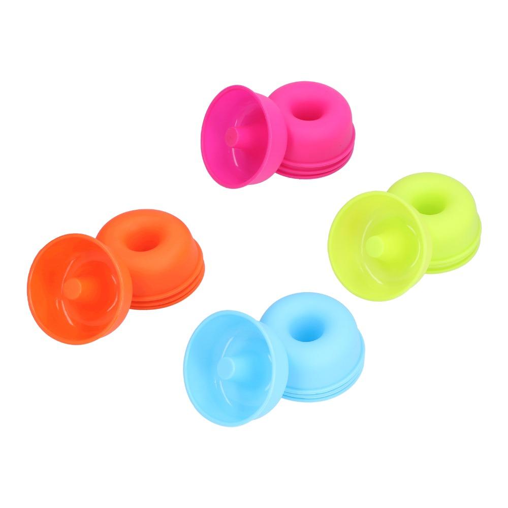 16pcs Silicone Donut Mold Colorful Baking Cups Cake Molds Doughnut Pastries Puddings Muffins
