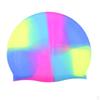 Спортивная гибкая прочная силиконовая шапочка для плавания с длинными волосами для взрослых и детей