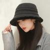 Autumn Winter Fisherman Hat Women's Thick Plush Bucket Hat Warm Basin Hat
