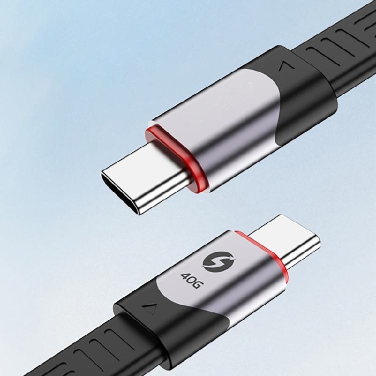 Кабель Type-C на USB C 40 Гбит/с, 15 см, Type C на C, штекер, PD240 Вт, шнур для быстрой зарядки, специально для игровых планшетов, телефонов