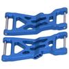 2pcs RC Front Lower Suspension Arm Aluminum Alloy for LOSI 110 22S 2WD No Prep Drag Car Blue