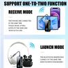 Bluetooth 6.0 Адаптер Автомобильный Приемник Передатчик 3,5 мм Разъем Aux Беспроводной Звонок по громкой связи Музыка для ТВ Аудиоадаптер-приемник