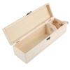 Single Bottle Red Wine Box Wooden Wine Packing Box Carries Holder Gift