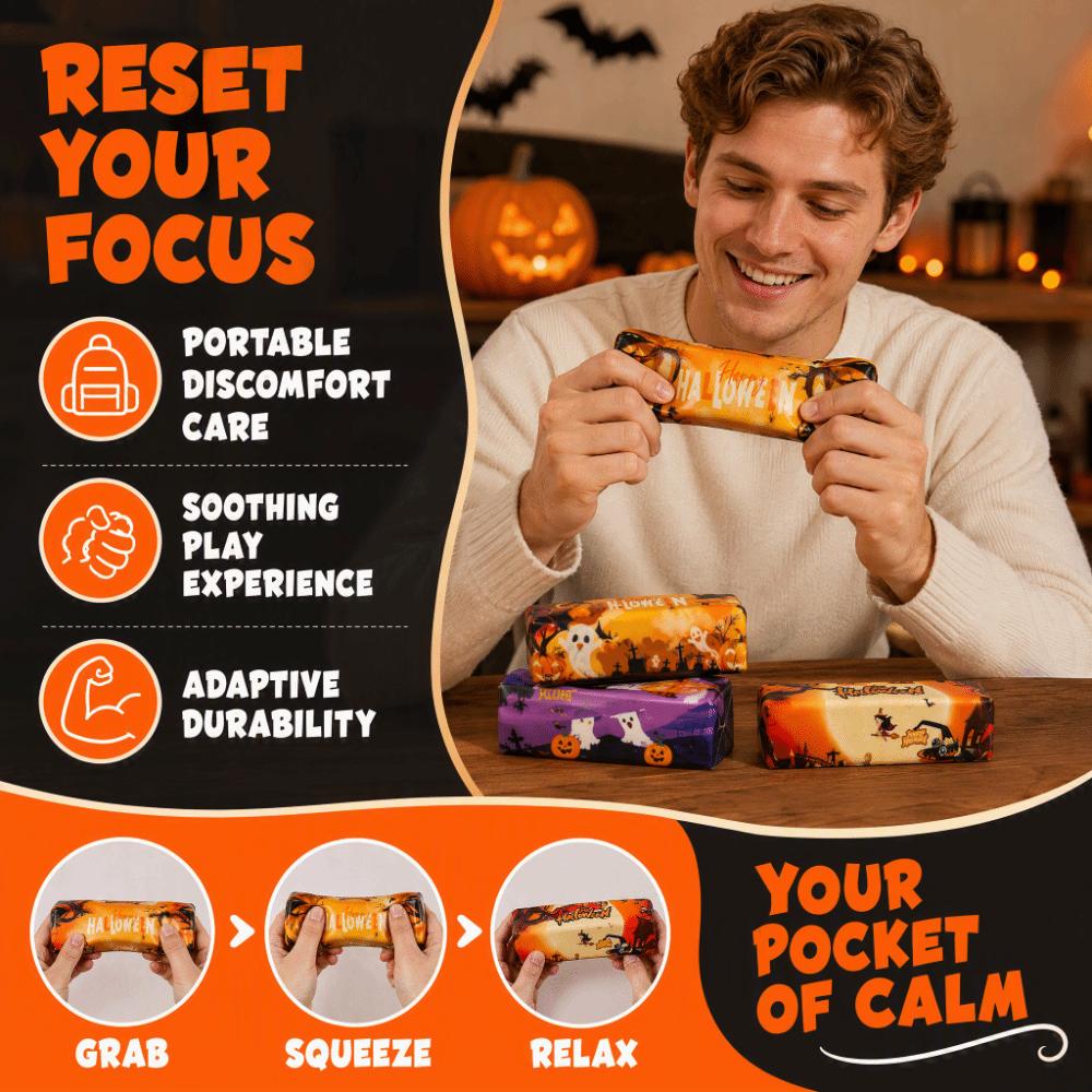 Creative Halloween Squishy Toy Kneading Butter Stick Squeezing Toy Office Desk Toy