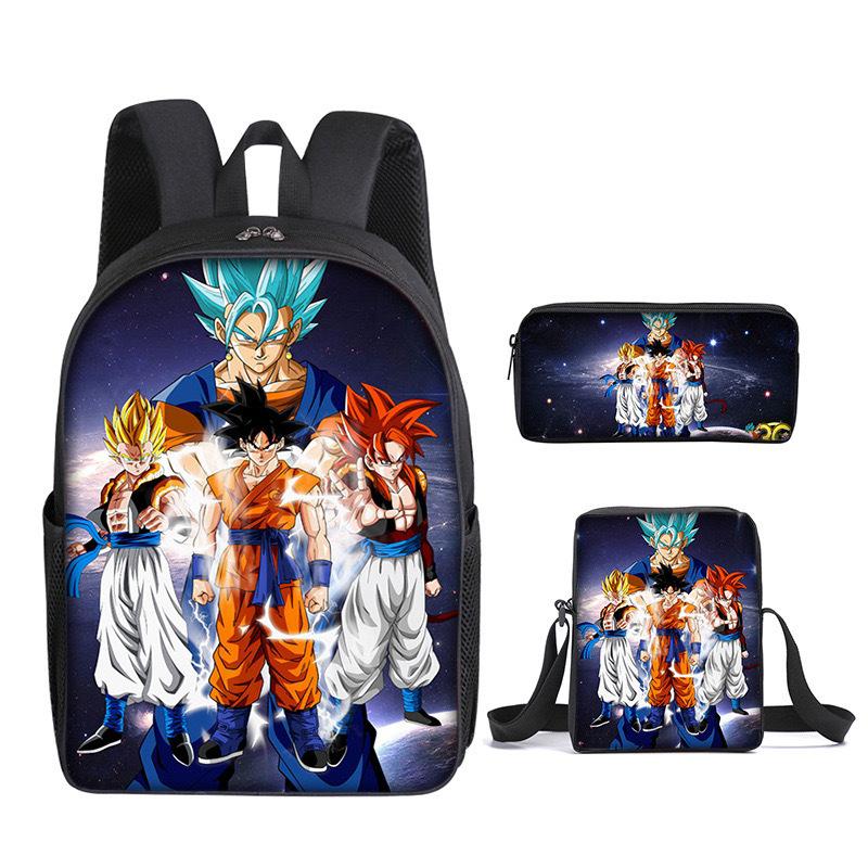 Школьная сумка Dragon Ball Мультяшный детский рюкзак Dragon Ball Super, Портфель, Пенал