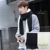 Windproof Long Wool Tassel Scarf Korean Style Winter Neckerchief Men Cashmere Scarf  Women/Male
