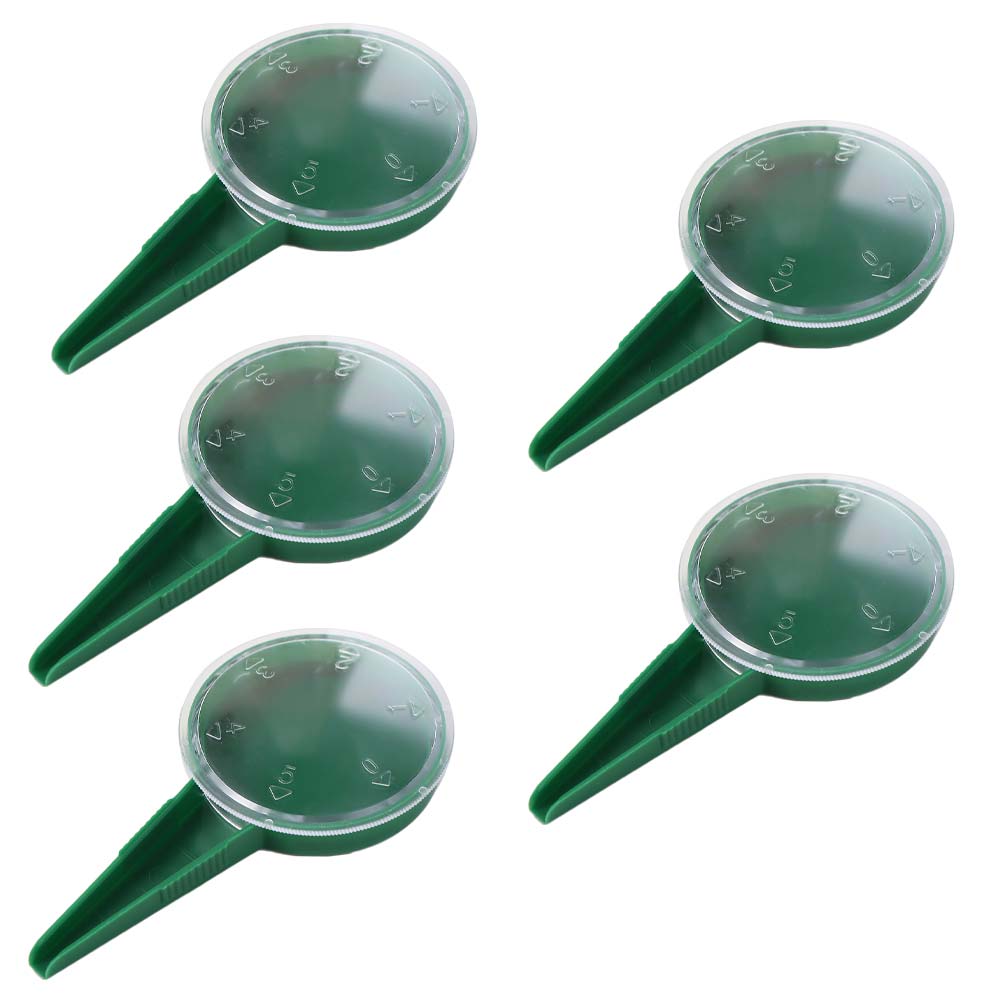5pcs 5 Gears Plant Seeder Adjustable Hole Seed Sower Multi-function Seed Spreaders Home