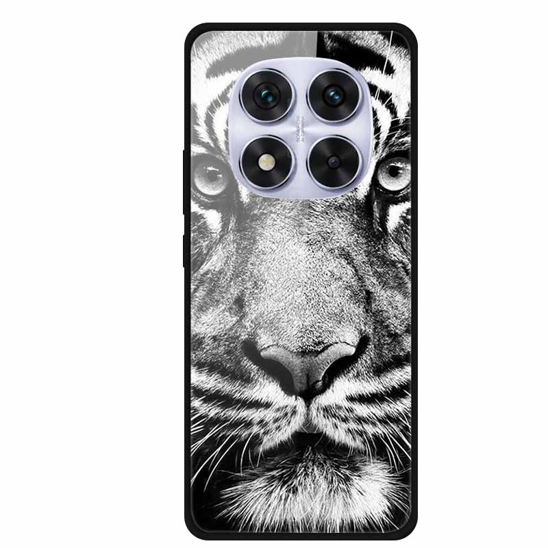 Жесткий чехол-книжка для Xiaomi Redmi Note 14 Pro 5G, чехол с мягким бампером, чехол из закаленного стекла для Redmi Note 14 Pro 4G, чехол Note14 Pro