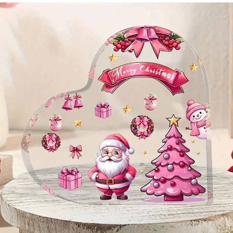 1pc Acrylic christmas ornaments Mother's Day Gifts Home Decoration Ornaments